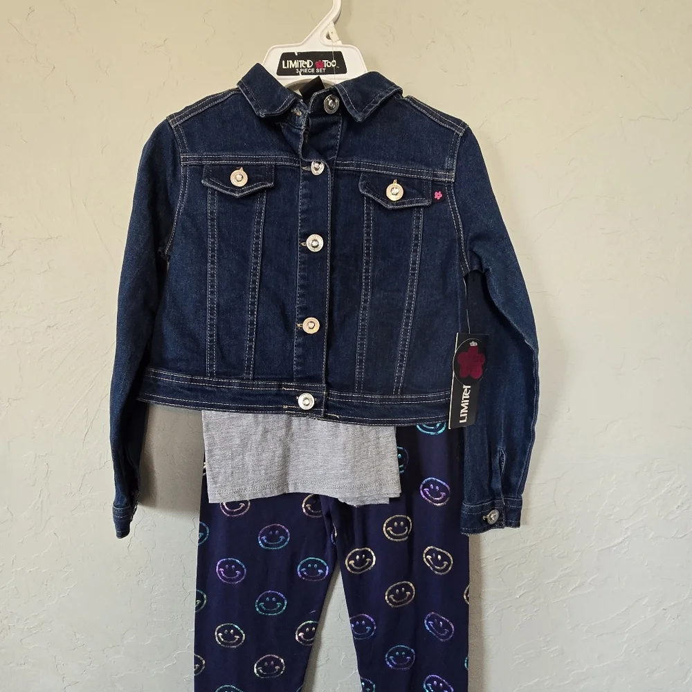Limited Too 3 Piece Set Nwt Size 7 Girls